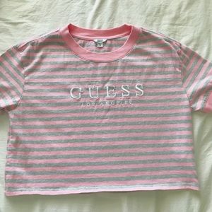 Guess Logo Crop Top